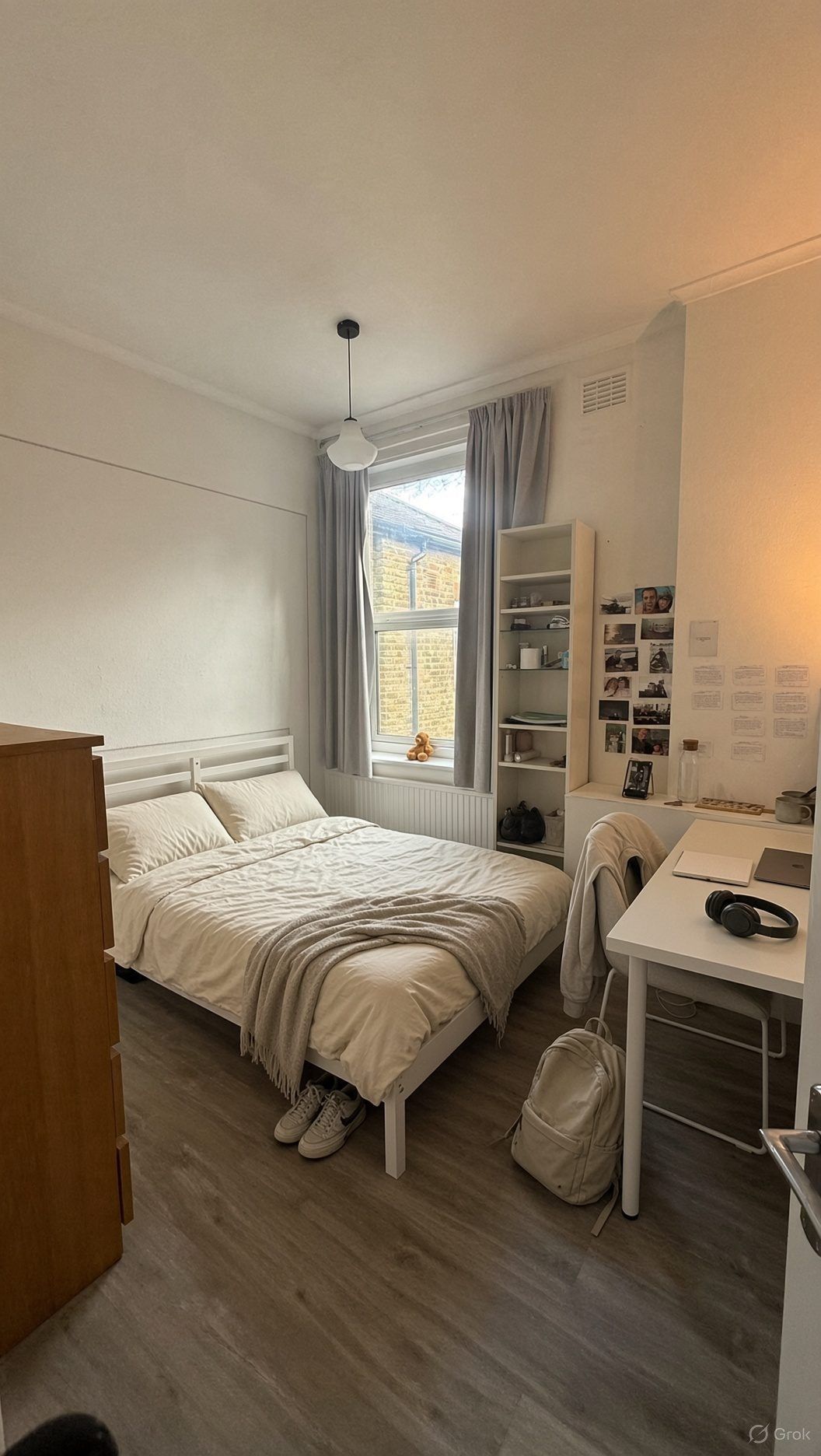 Two Private Bedrooms Available in a Quiet Ealing Broadway House - Bedroom 1
