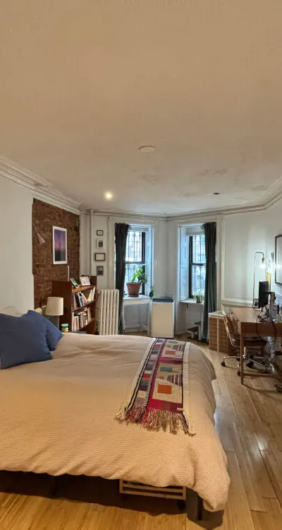 Brownstone garden apt with giant backyard