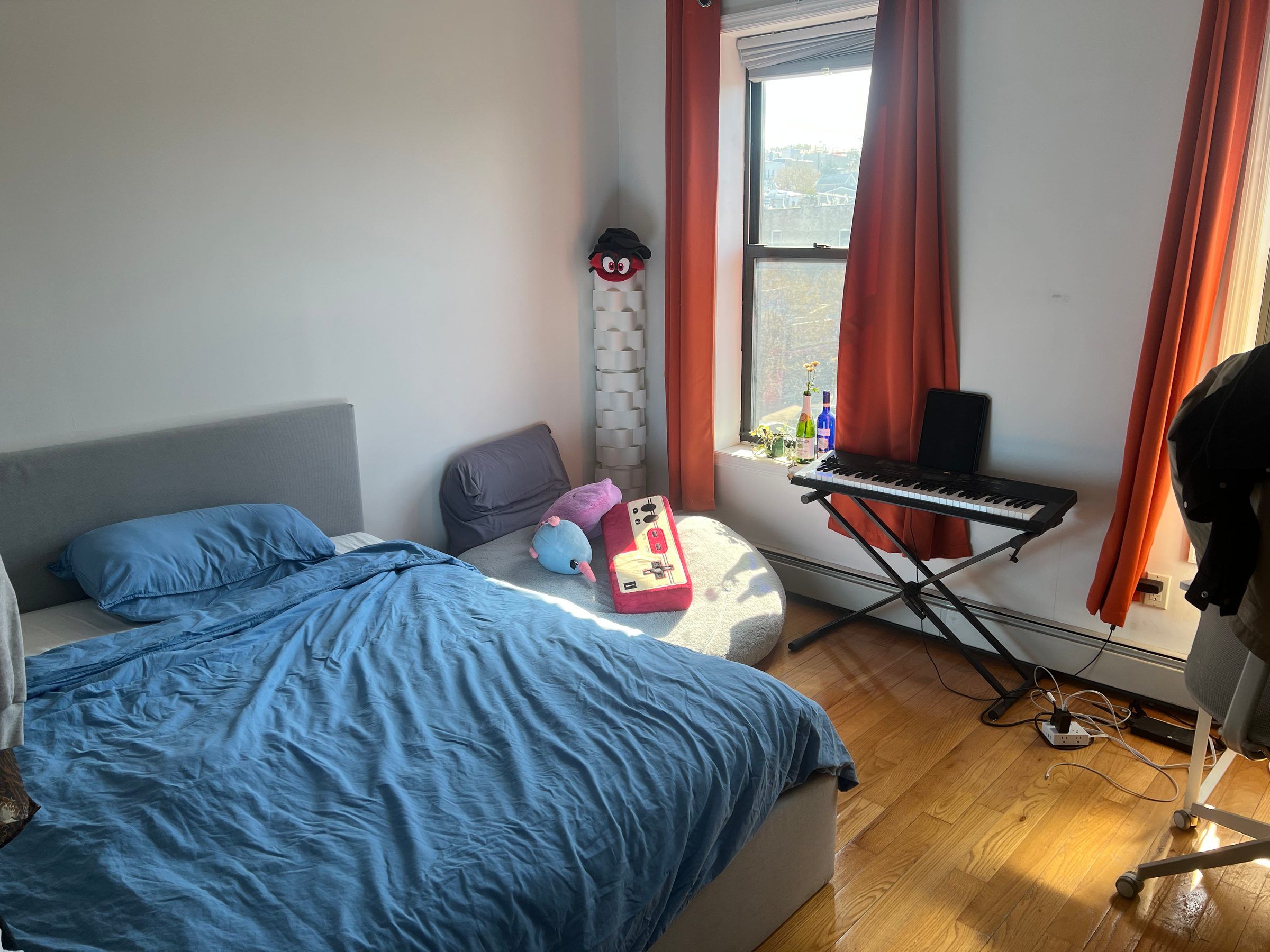 Sunset cozy bedroom