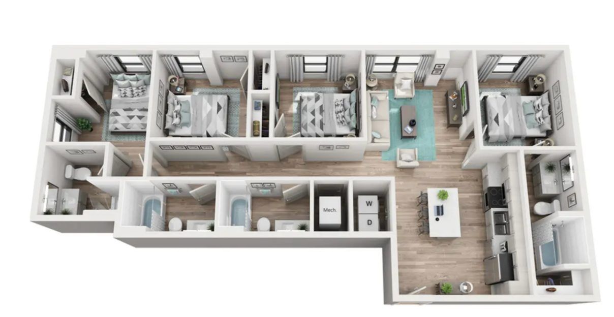 Discounted Private Bed and Bath at Moontower ATX!