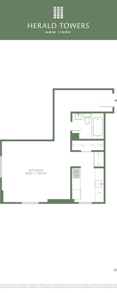 Huge Studio with Lot of Natural light in Midtown Manhattan