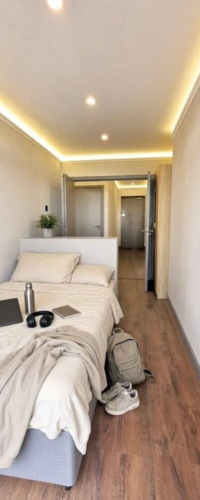 High-Floor Room with Balcony View at Stratford | 5-Min Walk to Station | Near QMUL