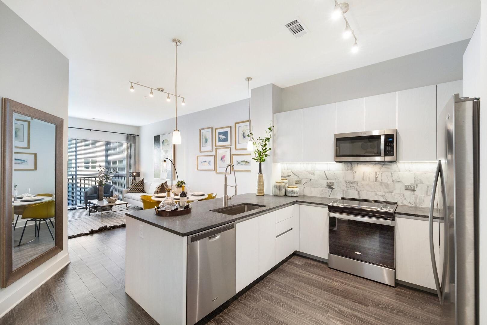 Furnished 1-Bedroom Apartment Near Tysons Metro with In-Unit Laundry