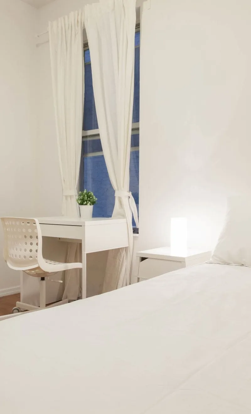 Modern furnished room in Upper West Harlem apartment