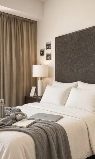 Luxury Furnished Studio Lease Takeover in Little Italy, San Diego | Parking Included, Hardwood Floors & Sunset Views!