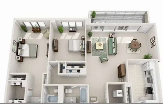 Crystal Tower Apartment Sublet in Arlington, VA | January–August 2027