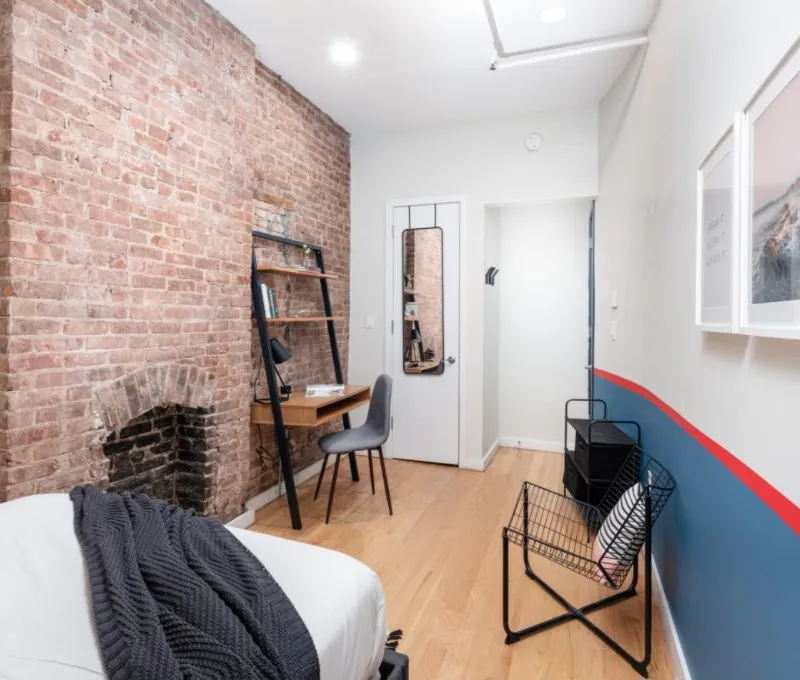Furnished private room in a Harlem townhouse apartment