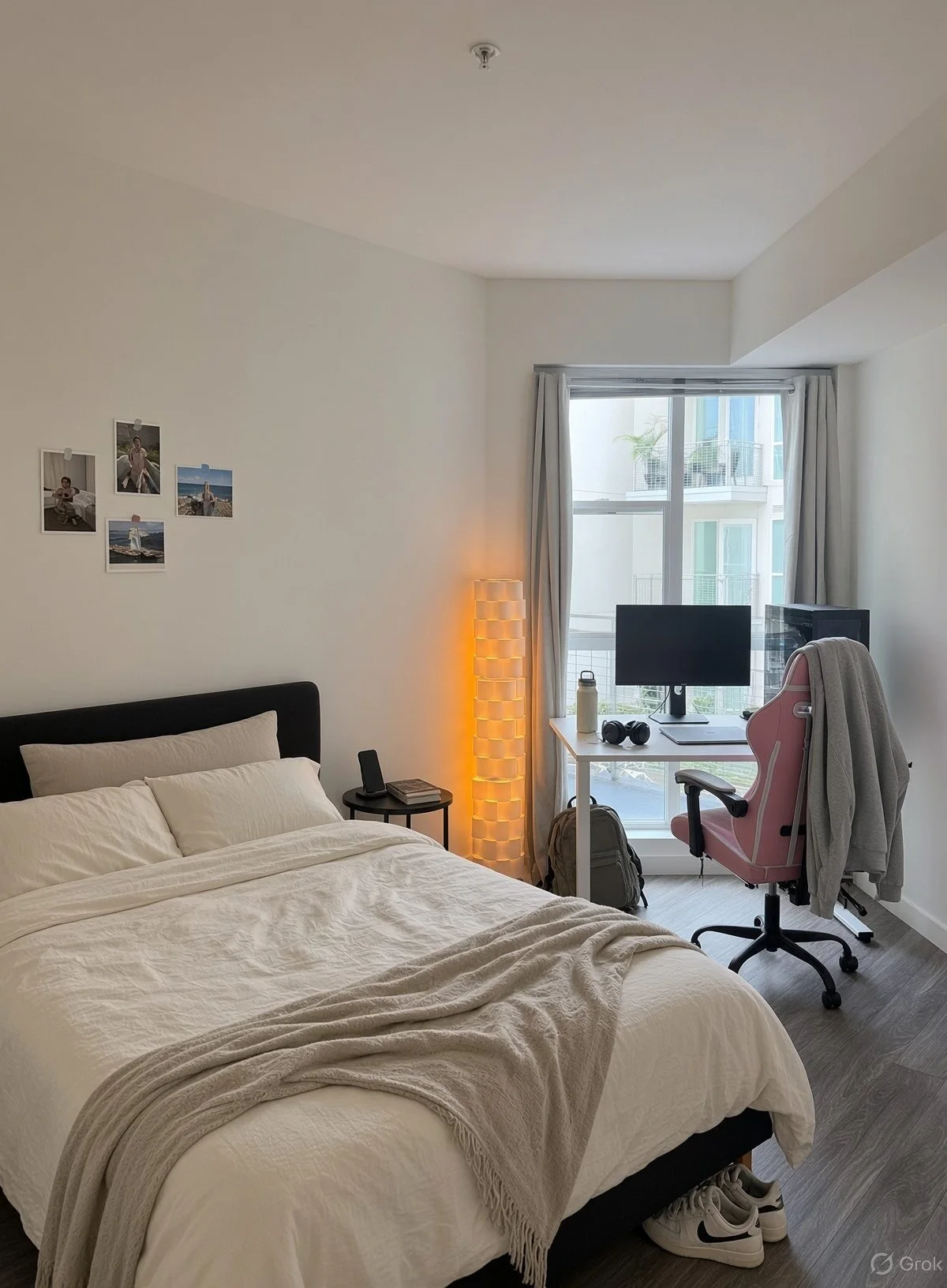 Fully Furnished South-Facing One-Bedroom Apartment with Private Balcony in DTLA