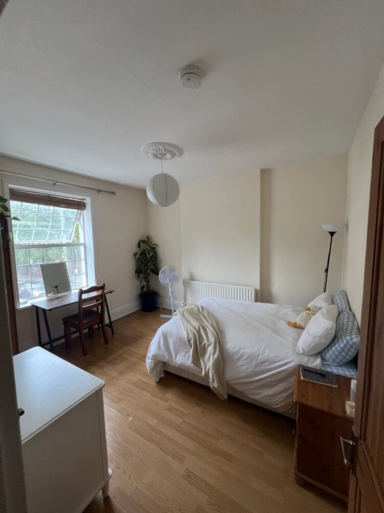 Lara’s room in SW london