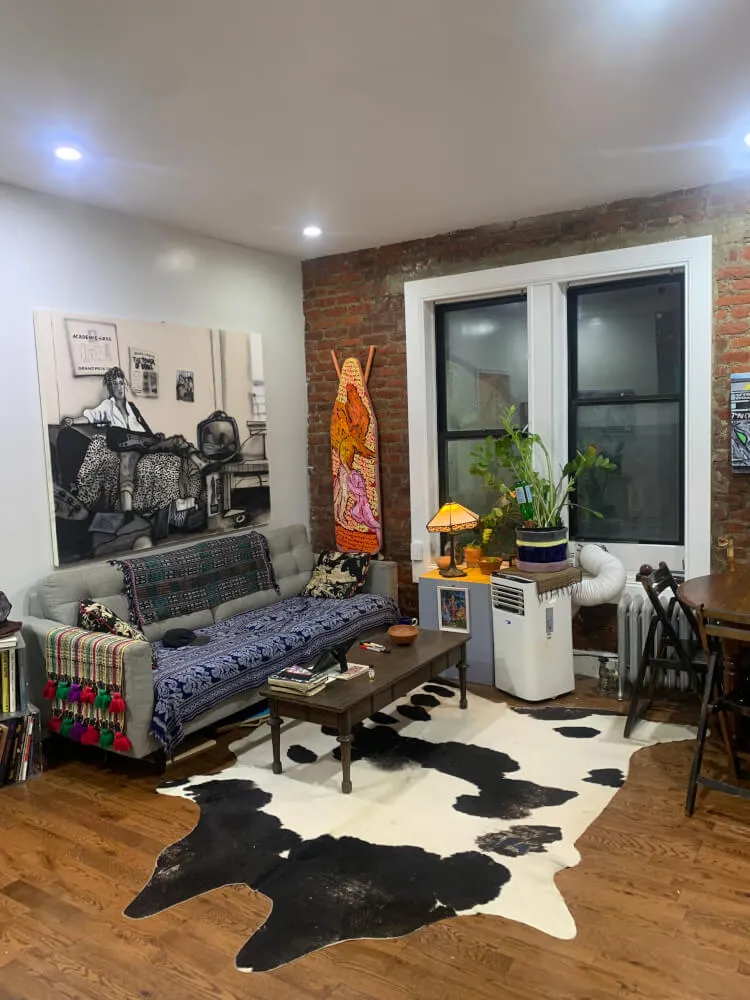 Art filled, cozy Crown Heights apt