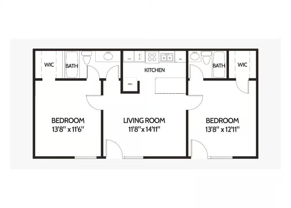 2 bed 2 bath Spring 2027