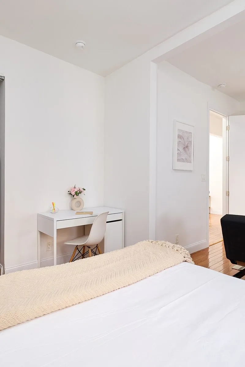 Modern private bedroom in a Manhattan apartment