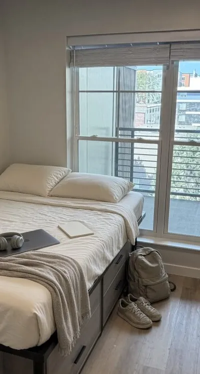 Modern Private 1B1B in 3B3B with Private Bath (Subsidized!) at 405 E Stoughton St | 5th Floor with Balcony | Near UIUC Engineering Quad