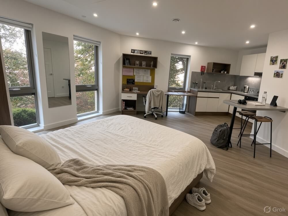 Luxury Private Studio (~25 sqm) at The Oaks Student Accommodation (Near University of Warwick) | 7-Min Walk to Campus | Free Gym & Daily Breakfast/Coffee | Official Sublease