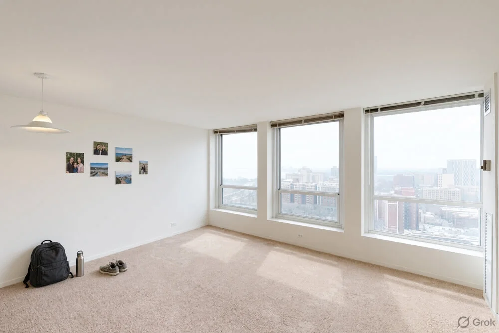 Lakefront High-Floor 1B1B (725 sq ft) at Regents Park | Direct UChicago Bus | Discounted Sublet