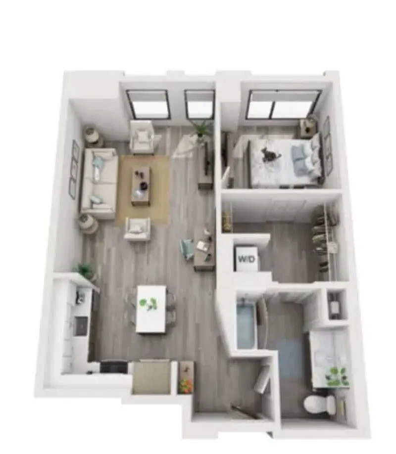 Luxury One Bedroom Sublet in Wrigleyville