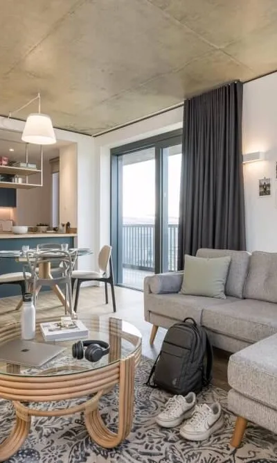 Luxury Ensuite Room (Bedroom 2) in 3B3B at Repton Garden, Wembley Park | 17th Floor & Big Balcony