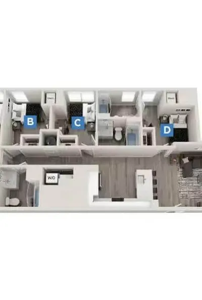 Discounted 4B4B Dawson Room B at The Standard (UPenn) | Private Bath | Female Only