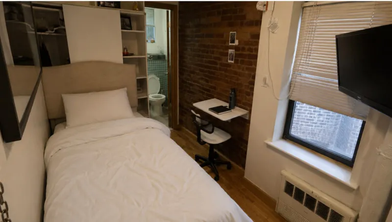 Efficient MicroStudio Murray Hill - Private bathroom/kitchen/laundry/walk-up