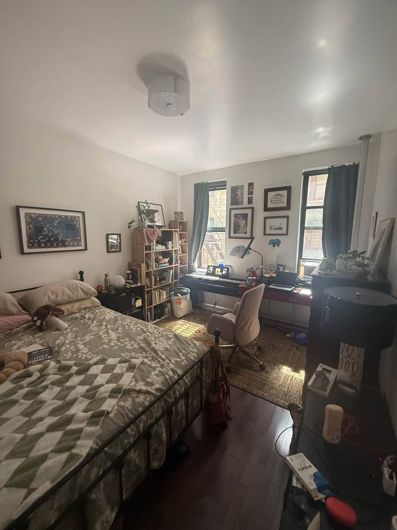 Furnished Bedroom in Crown Heights Apartment