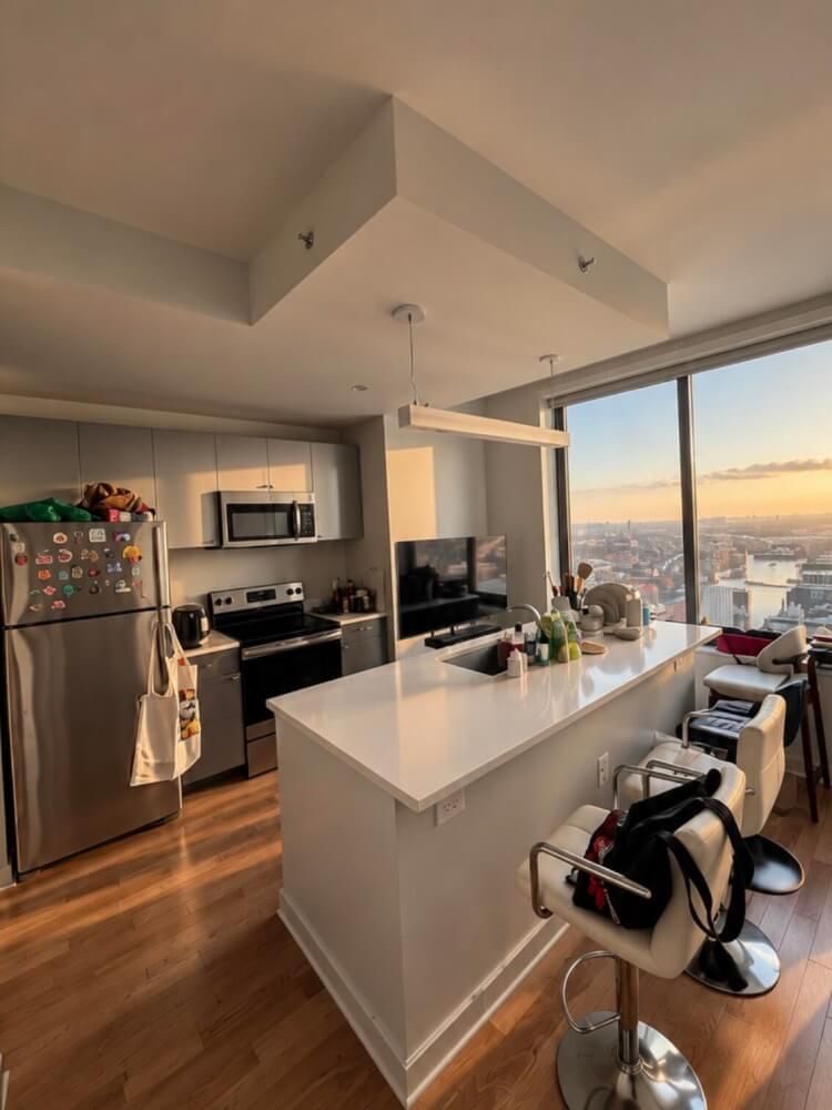 Luxury Master Bedroom in JSQ | 3-Min to PATH | High Floor Manhattan Skyline View | Female Only