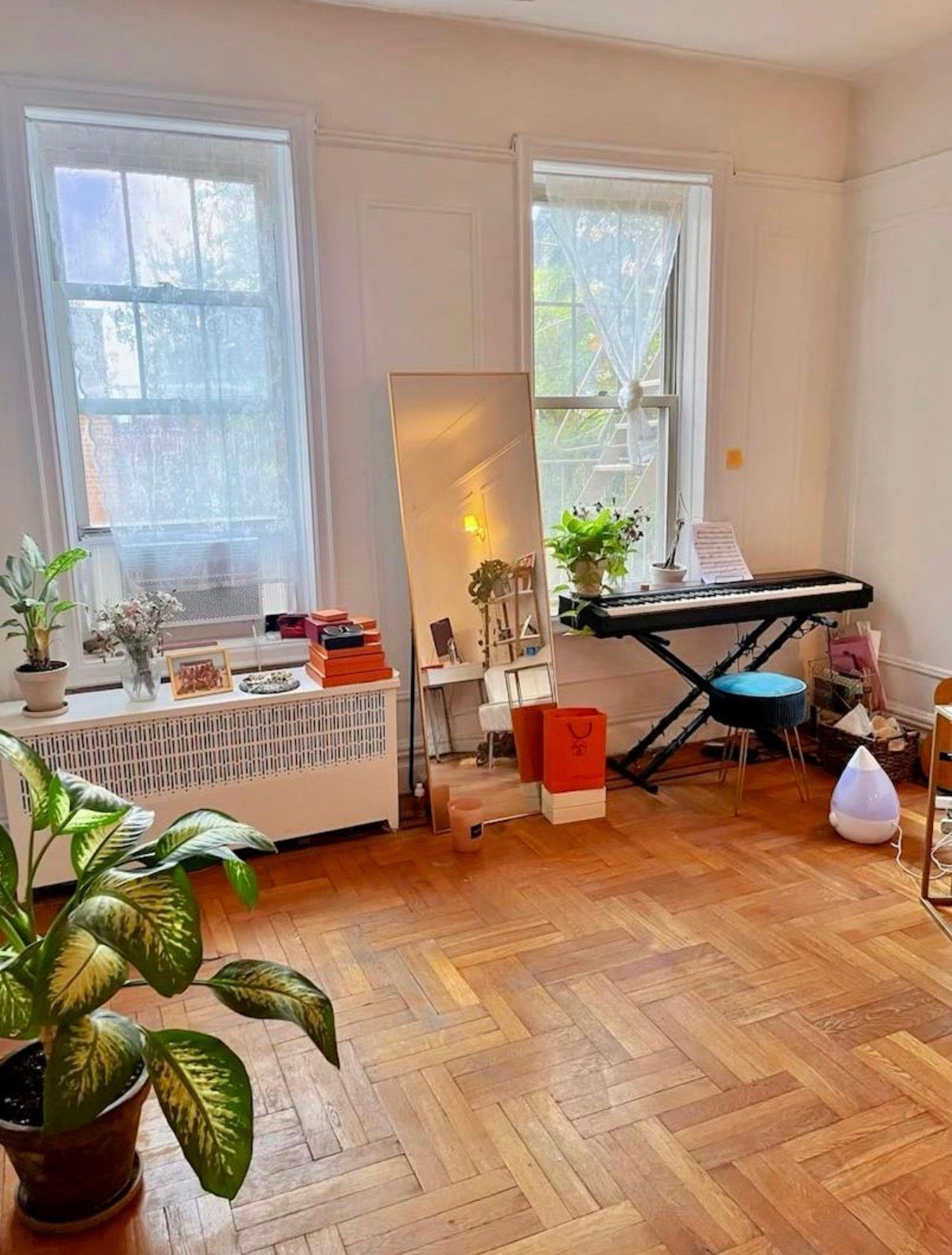 Sunlit West Village Studio Overlooking Garden