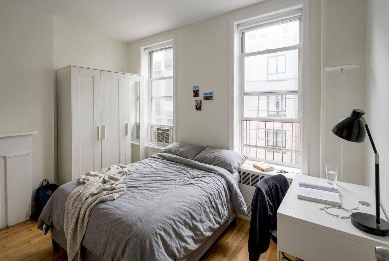 Furnished private bedroom in a Sutton Place apartment
