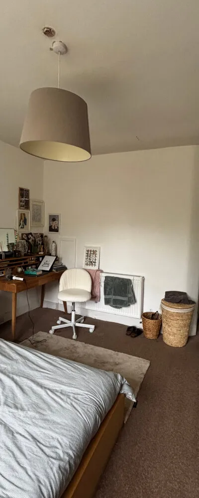 Large Double Bedroom in Clapham North House