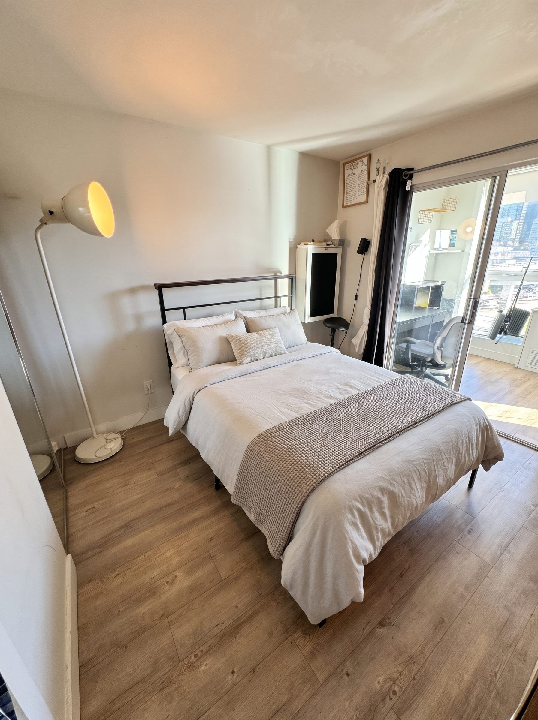 Furnished private bedroom in a Toronto Luxury Apartment