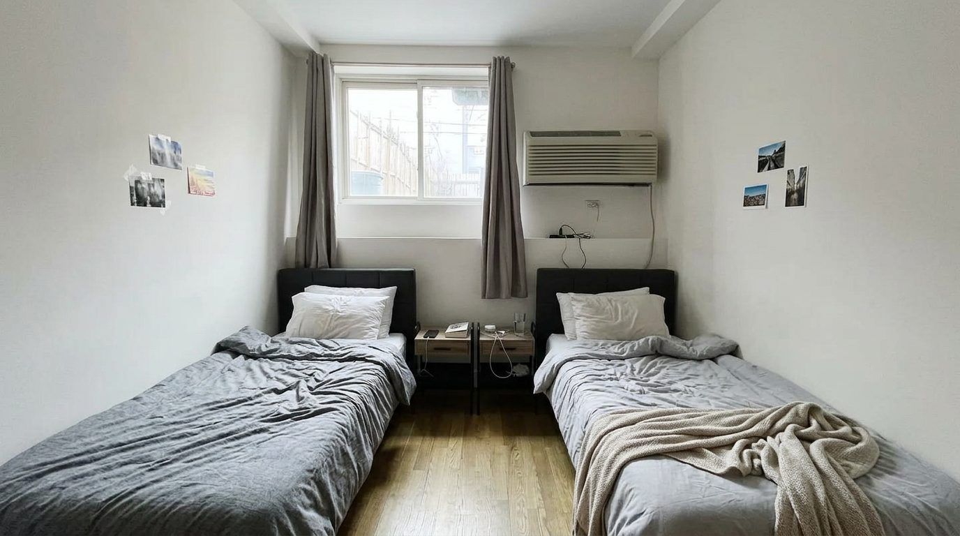 Furnished shared bedroom in a Williamsburg apartment