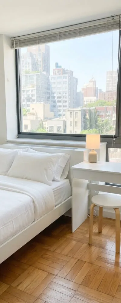 (No pets) 1 furnished Master bedroom available (private bathroom) in a 3 bed apartment with 2 bathrooms in a luxury building in the Downtown Brooklyn/Dumbo area - Bedroom 2