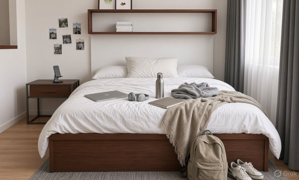 Studio Apartment at The Pavilion, Fiveways Birmingham (South-Facing) | En-Suite & Private Kitchen!