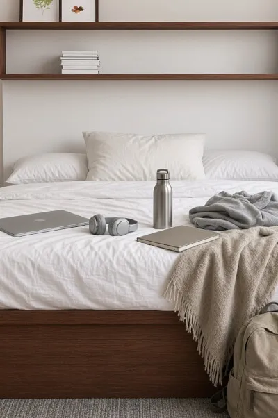 Studio Apartment at The Pavilion, Fiveways Birmingham (South-Facing) | En-Suite & Private Kitchen!