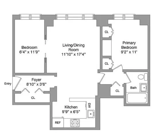 Furnished Flatiron 2 bed 24H Doorman Luxury Building
