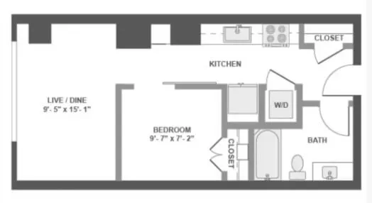 AMLI Arc Open Studio | South Lake Union | Furnished | Utilities Included