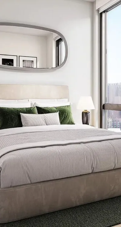Water front City Skyline Modern Studio | Fully Furnished