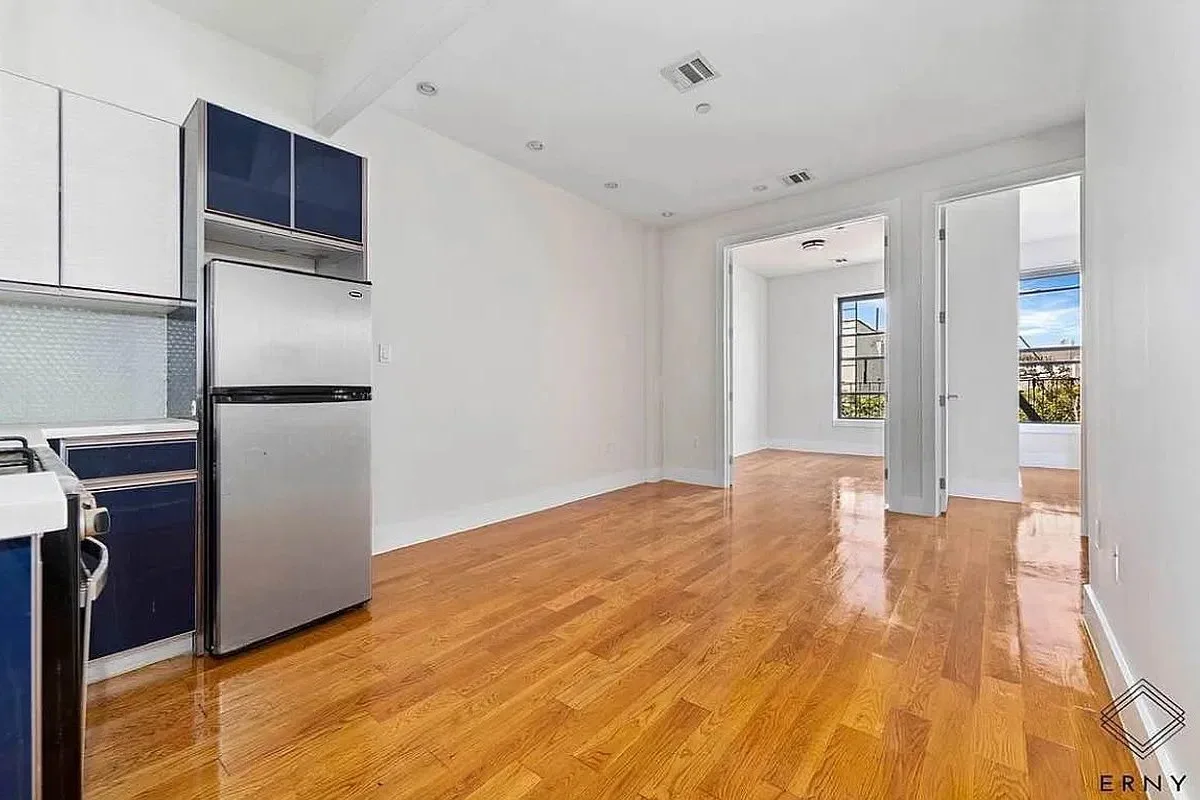 Furnished Bedroom in 3-Bedroom Bed-Stuy Apartment