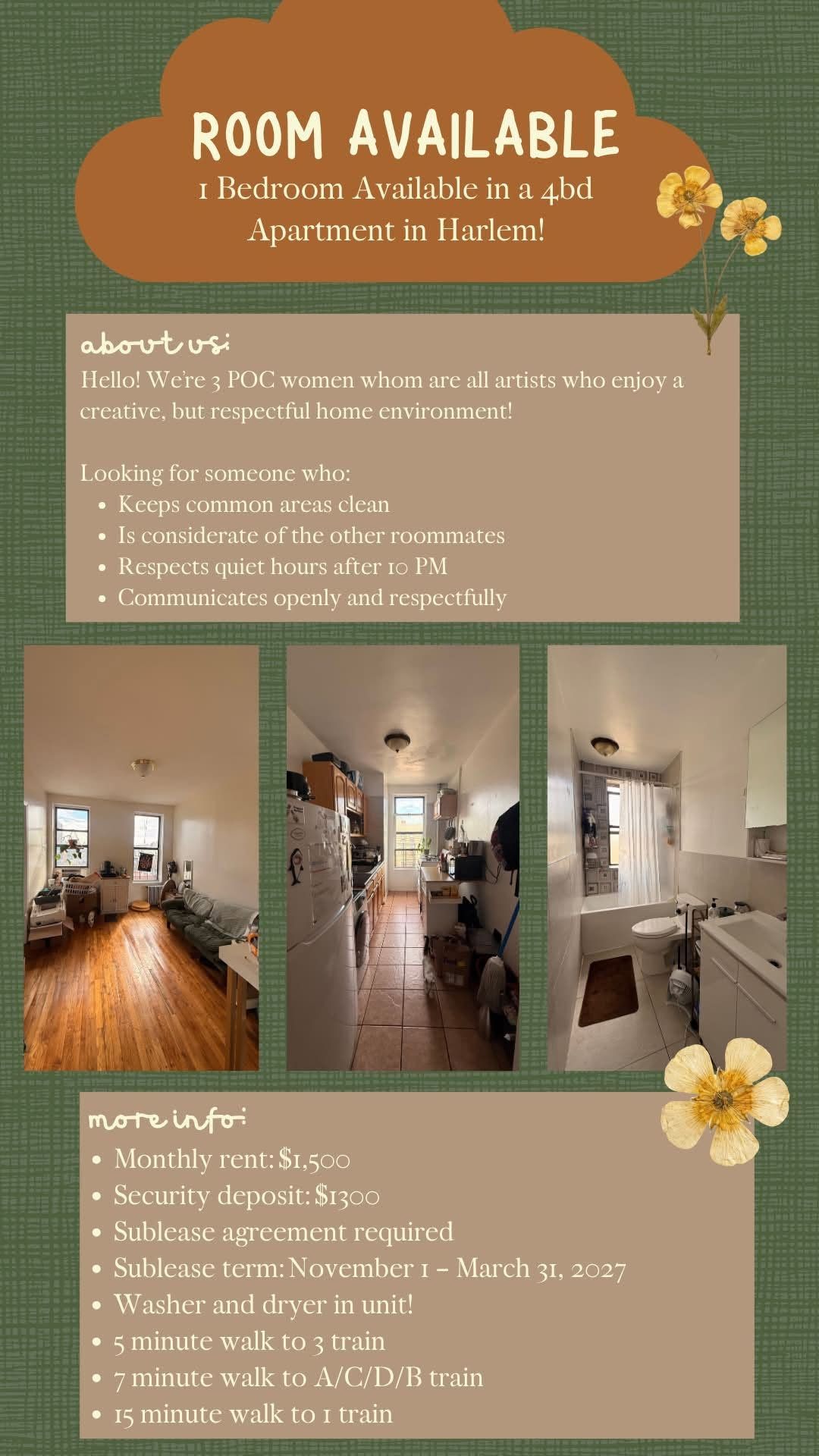 Creative Shared Home with Artist Roommates