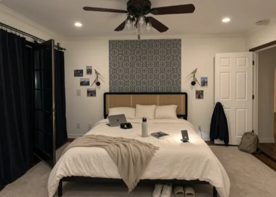 RPV 90275 Master Bedroom | Private Bath & Walk-in Closet | Ocean View Home