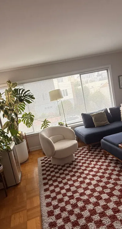 Sunny, furnished 2br in the heart of SF