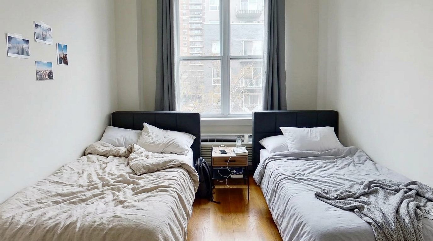 Furnished shared bedroom in Williamsburg apartment