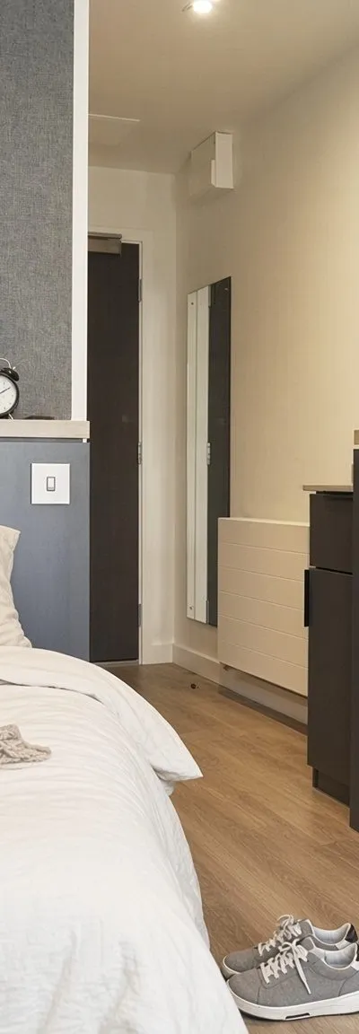 High-Floor Studio on 13th Floor at Vita Student Lewisham Exchange | Free Breakfast & Bi-Weekly Cleaning | All Inclusive