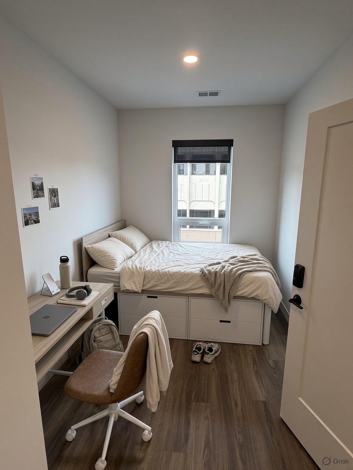 Private Bedroom with Ensuite Bathroom and Balcony at Local on Delmar Near WashU