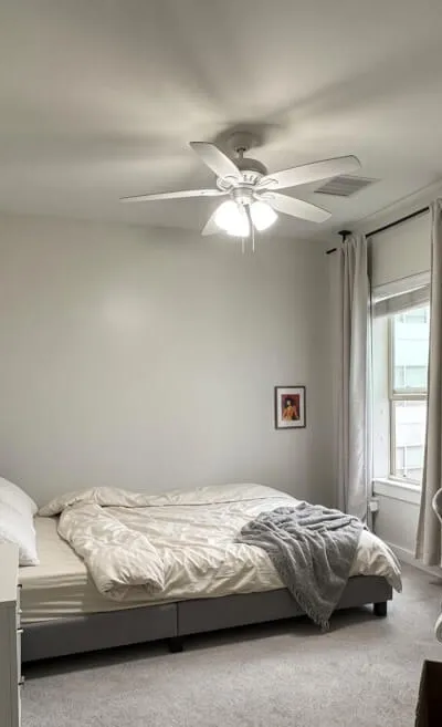 Modern Master Bedroom with Walk-In Closet & En-Suite Bath in Malden Center 2B2B | 8-Min Walk to Orange Line | Nov Mid Move-In