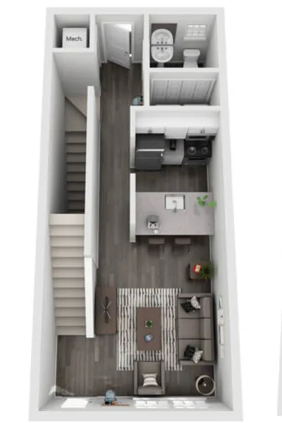 4-Bedroom Townhome with great amenities - Bedroom 3