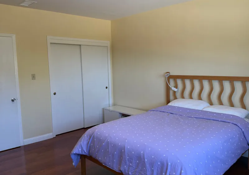 a room with a bay view