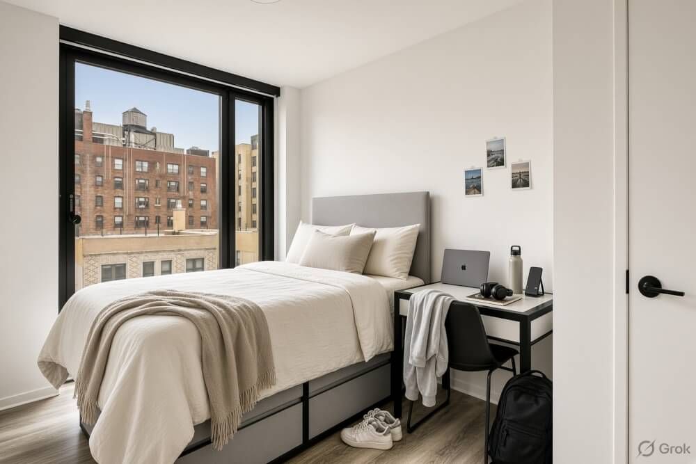 Columbia Univ Luxury Sublet | Master Bedroom in Monarch Heights 3B2B | 5 Min Walk to Campus | In-Unit Laundry | Female Only