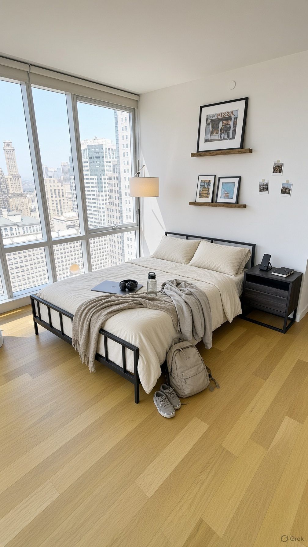 High-Floor Studio at Ava Willoughby with Stunning City Views