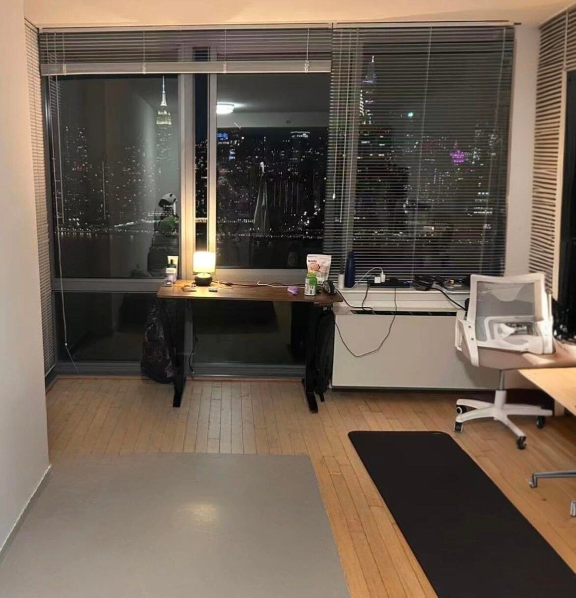 High-Floor Living Room Sublet with East River Views at Avalon Riverview