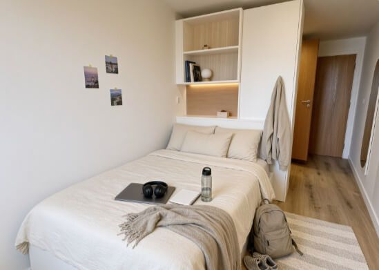 Skyline Deluxe Studio at CODE Coventry | High Floor | City Views